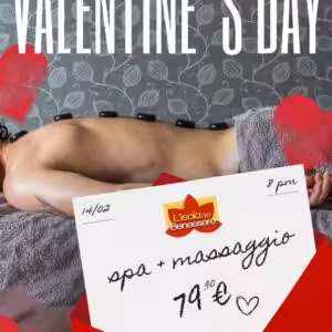 Percorso Spa x2 con massaggio (San Valentino)